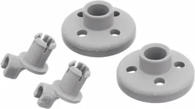 Roller Set For Under Basket, 2 Wheels + 2 Axis