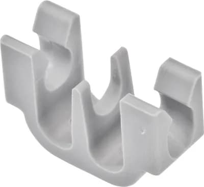 Holder W Clamp, Platinum, Upper Flip Tine