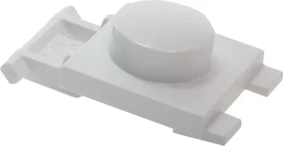 Key Pushbutton, White, Program