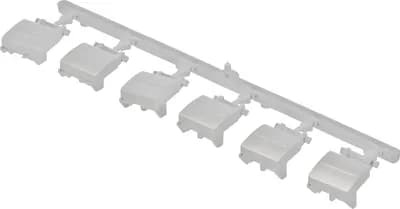Key Pushbutton Assy. (Set), Silver (SS), Program