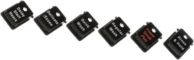 Push Button Set Black;