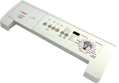 Control Panel, With Buttons/Knob/Flap, White