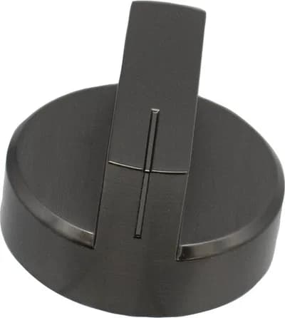 Knob, Oven, Stnls, Blk