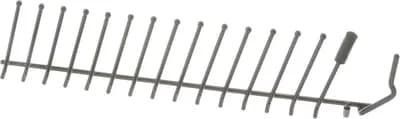 Flip Tine For Lower Rack, Rear, Left Side, Dark Grey (1 Piece)