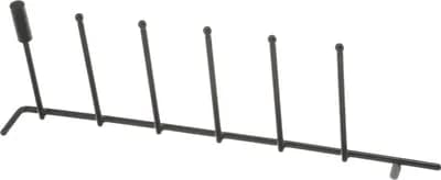 Flip Tine Upper Rack, Right Side, Rear, Dark Grey (1 Piece)