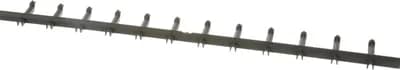 Rubber Mat Wide Glass Protection For Upper Rack, Dark Grey (1 Piece)